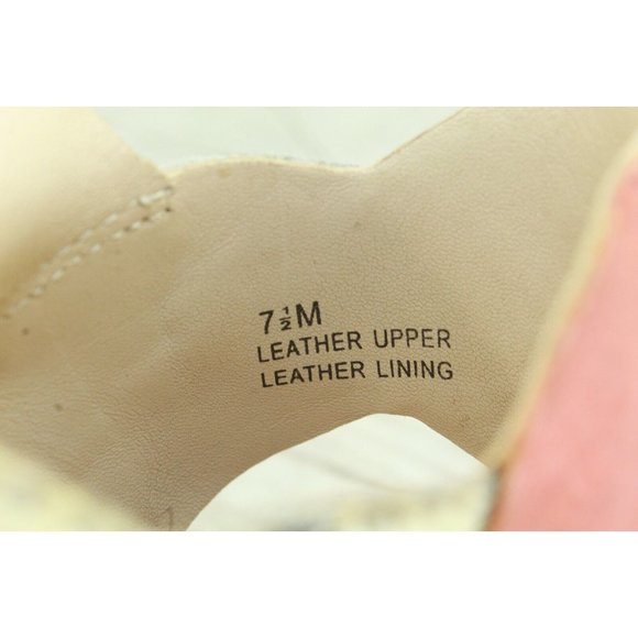 VIA SPIGA Orange Leather Strappy Heeled Sandals Size 7.5 M - Picture 8 of 9